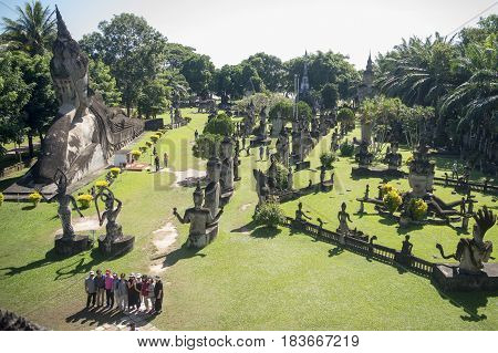 Laos Vientiane Xieng Khuan Buddha Park