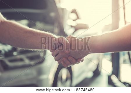At The Auto Service