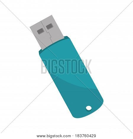usb memory isolated icon vector illustration design