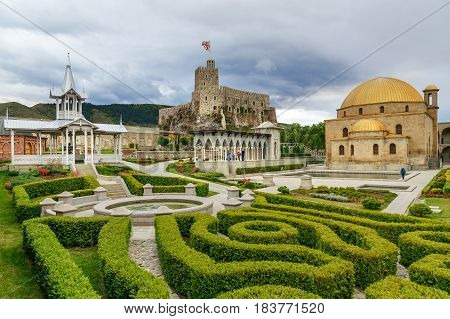 In The Garden Of Rabati Castle In Akhaltsikhe, Georgia