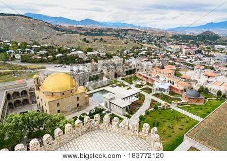 View On Rabati Castle From Citadel In Akhaltsikhe, Georgia