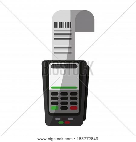 blank screen dataphone icon image vector illustration design
