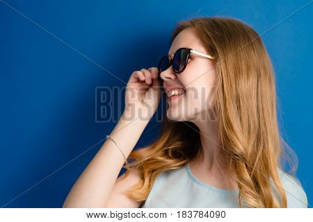 Blond Girl In Sunglasses