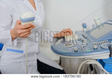 Ultrasound Examination Usg Machine
