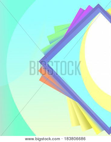 green rectagular background, elegant background, soft curves background