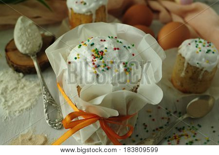 Colorful still lifes with pastries. Bakery products. Sweet pastries. Festive pastry. Beautiful still lifes with baking.