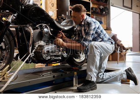 Best at his job. Trained local skilled worker running a regular checkup and fixing some problems using professional tools