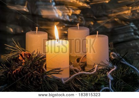 advent wreath for christmas