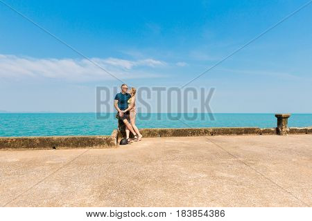 Young Couple During Honeymoon
