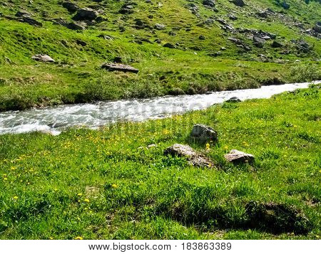 Aegina River Tributary Of The River Rhone