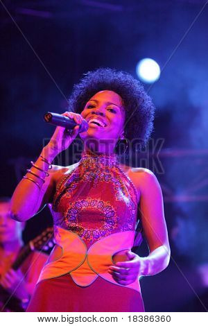 LOULE, PORTUGAL - JUNE 27: Lura 
