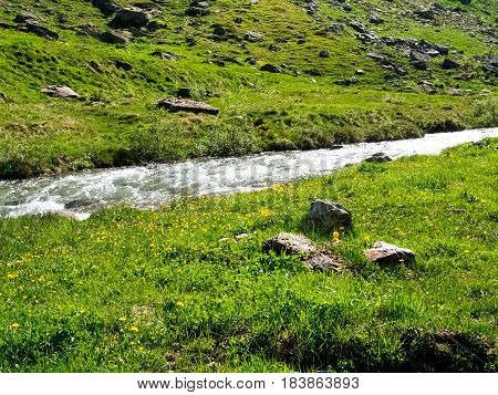 Aegina River Tributary Of The River Rhone