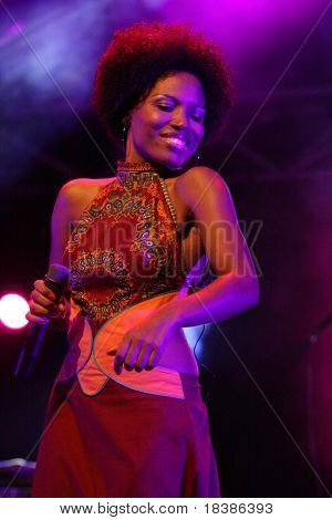 LOULE, PORTUGAL - JUNE 27: Lura 
