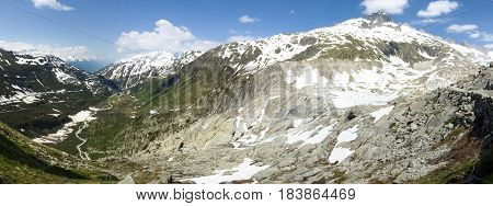 Rhone Glacier Melting