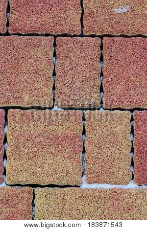 Paving Slab Red Colored.