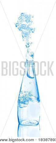 water being poured from a bottle