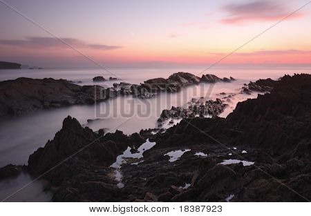 Sydvestlige Alentejo og kystnaturparken Coast Natural Park - Portugal - amoreira stranden, i nærheden af Aljezur, Algar