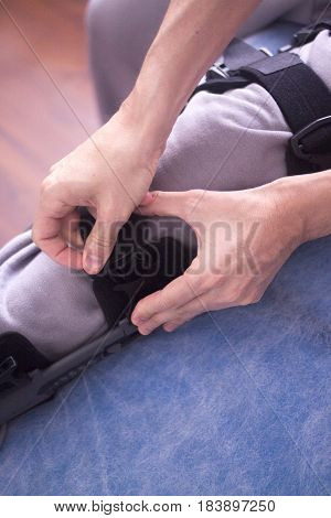 Injury Leg Brace Support