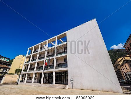 Casa Del Fascio In Como (hdr)