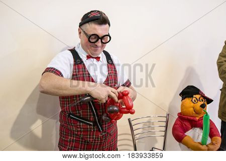 People In The Halls Of The Business Centre 