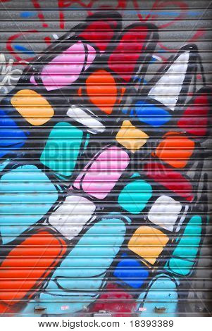 Kepenk El Raval, Barcelona içinde grafiti
