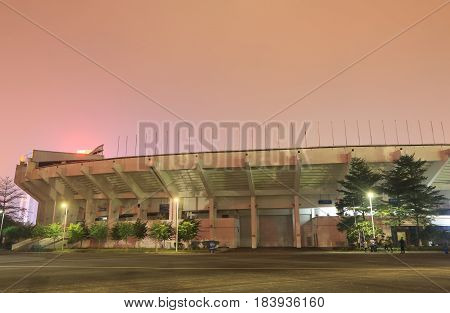 GUANGZHOU CHINA - NOVEMBER 12, 2016: Guangzhou Tianhe Sports Center. Guangzhou Tianhe Sports Center is a multi purpose stadium in Tianhe district.