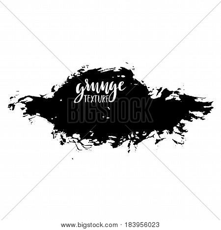 Ink Vector Brush Strokes Background. Vector Illustration. Grunge Texture.