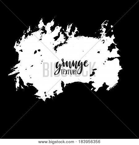 Ink Vector Brush Strokes Background. Vector Illustration. Grunge Texture.