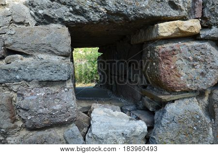 Ruins Of The Ancient Fortress Funa Of The 6Th Century