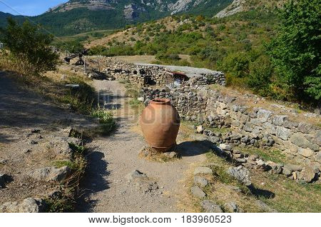 Ruins Of The Ancient Fortress Funa Of The 6Th Century