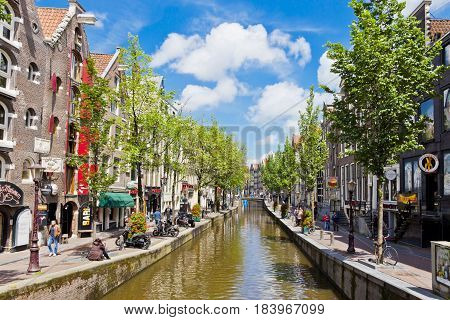 On The Streets Of Amsterdam City, Netherlands