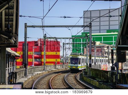 Train Station In Manila, Philippines