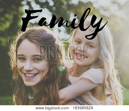 Family Sisterhood Subling Together Love