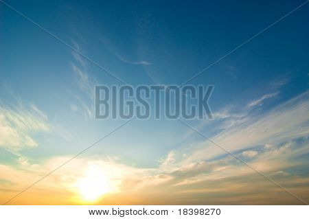 sunset