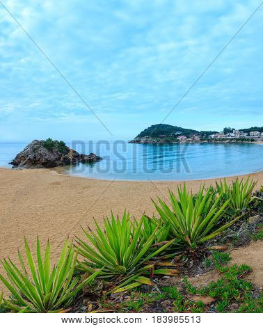Summer La Fosca Beach, Palamos, Spain.