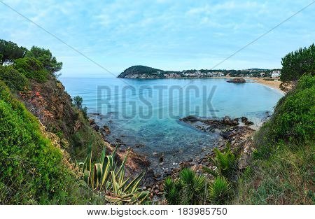 Summer La Fosca Beach, Palamos, Spain.
