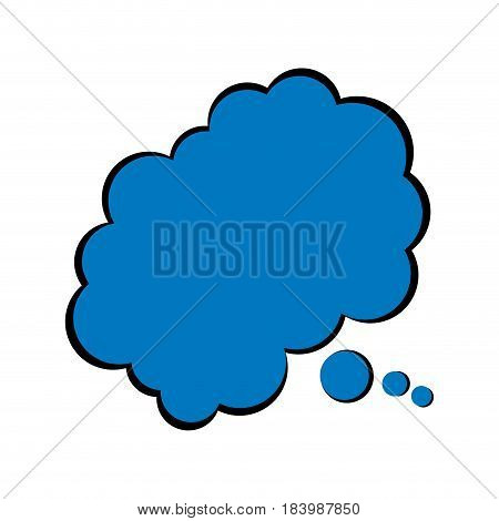 speech bubble cloud chating comic vector illustration design