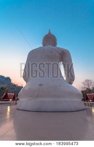White Statue Buddha