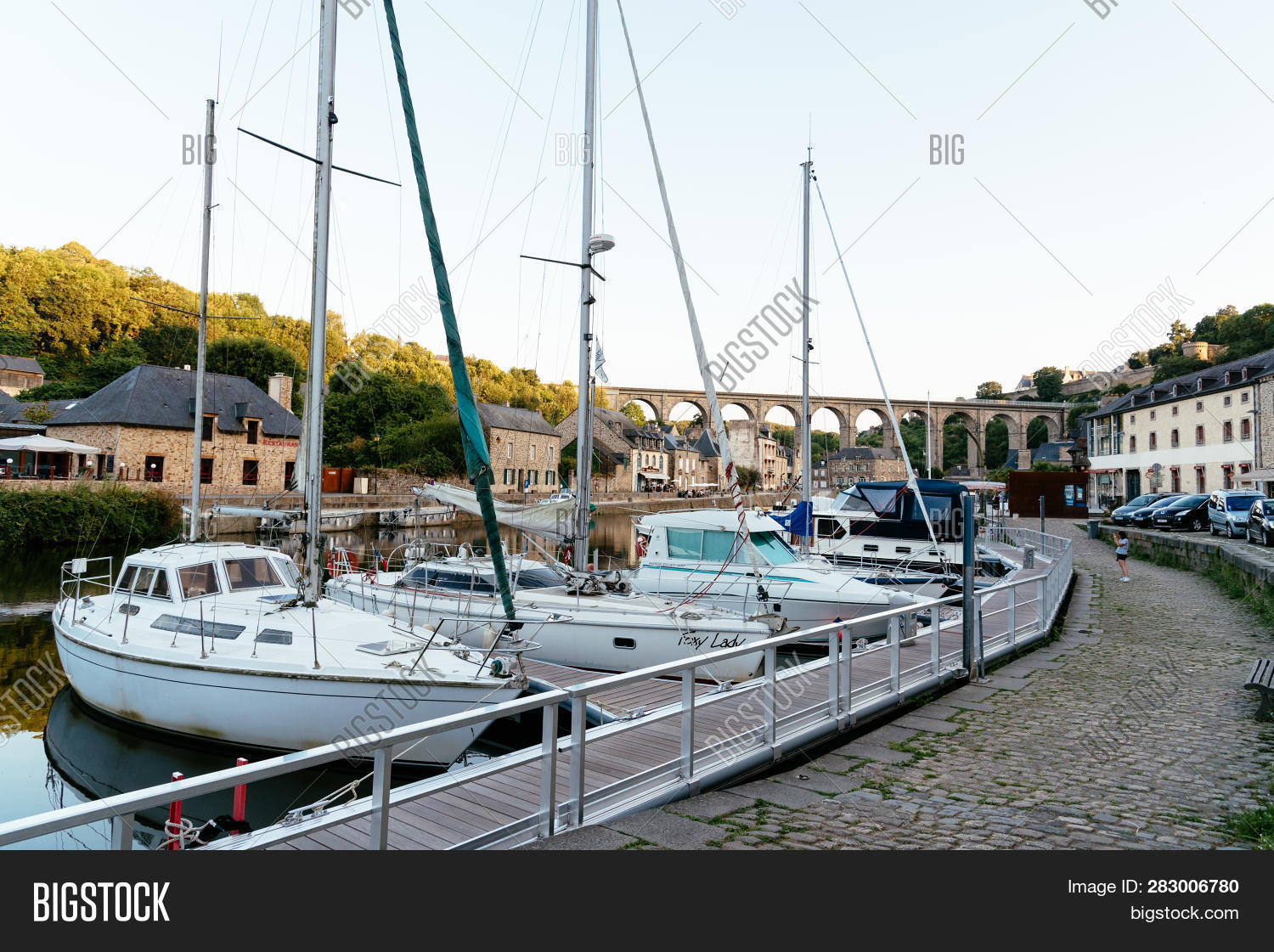 Dinant Port View Port Dinan River Image & Photo (Free Trial) | Bigstock