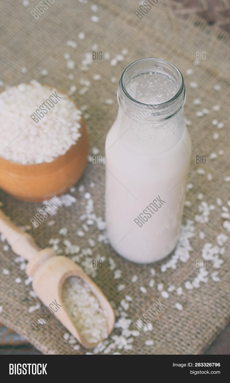 Rice Milk Bottle, Rice Image & Photo (Free Trial) Bigstock
