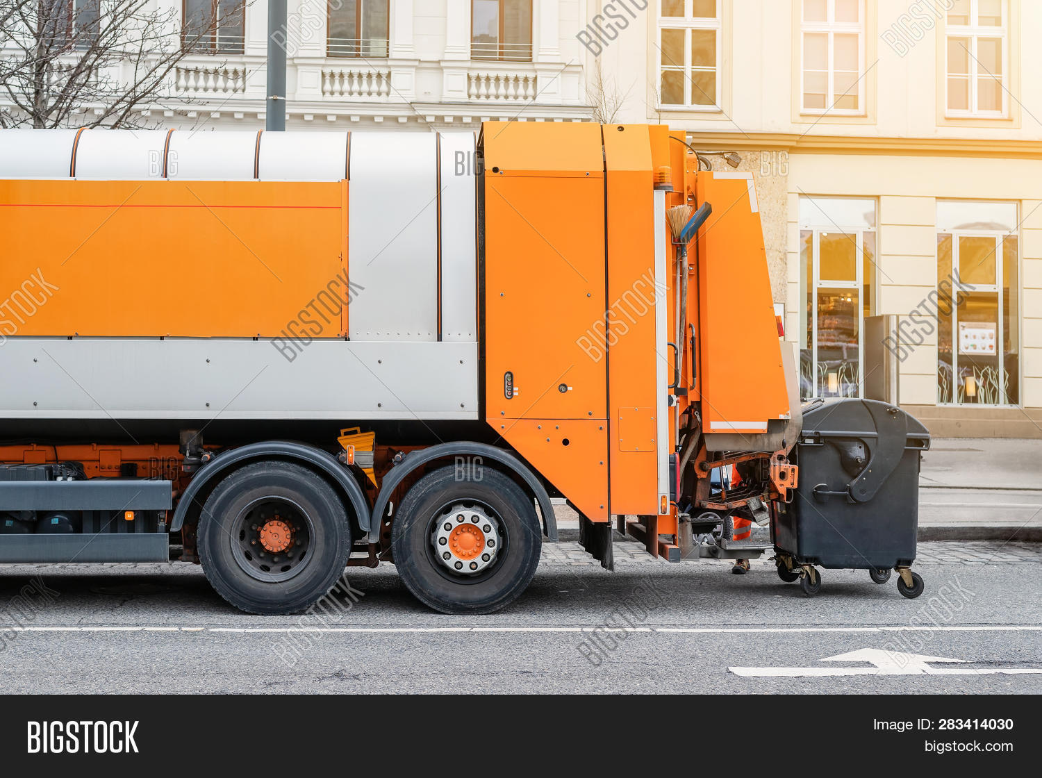 Garbage Disposal Lorry Image & Photo (Free Trial) Bigstock