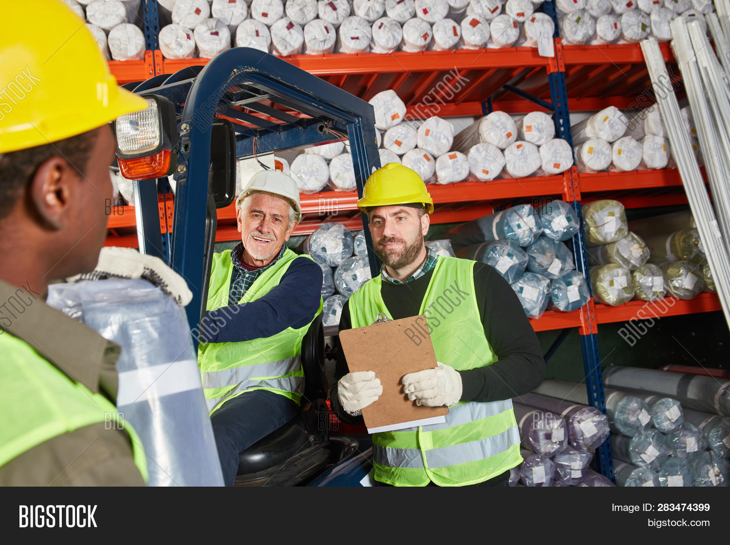 Workers Logistics Team Image & Photo (Free Trial) Bigstock