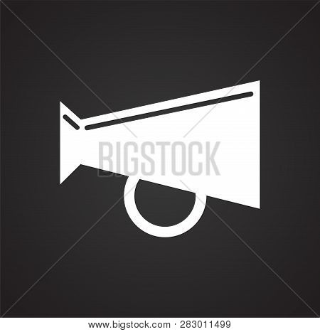 Loud Hailer Icon On White Background For Graphic And Web Design, Modern Simple Vector Sign. Internet
