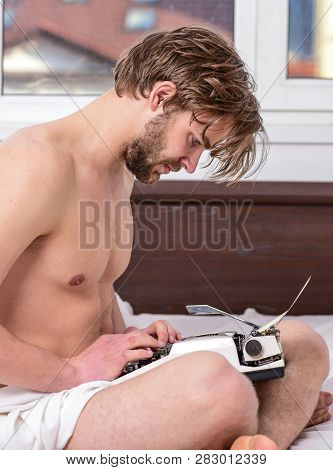 Inspiration Crisis And Lack Ideas. Looking For Fresh Idea. Crisis Creativity. Daily Routine Of Write