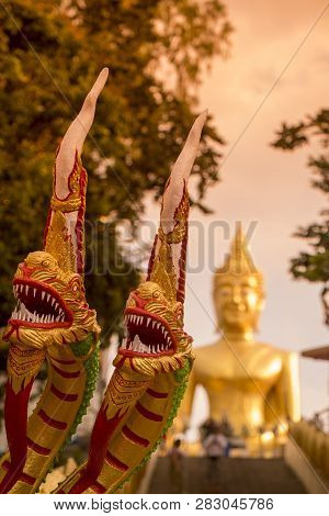 Thailand Pattaya Wat Phra Yai Buddha
