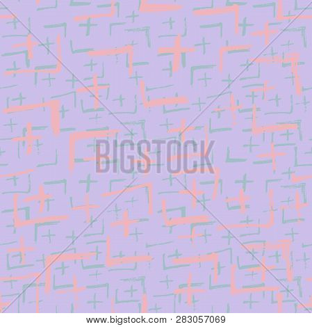 Tie Dye Japanese Geometric Organic Seamless Pattern. Boho Tie Dye Vector Batik. Geo Wabi Sabi Bohemi