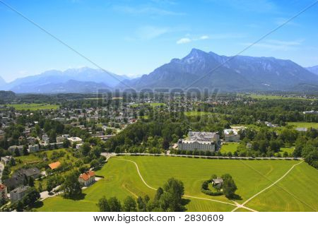 Provincia di Salisburgo visto dalla fortezza di Hohensalzburg
