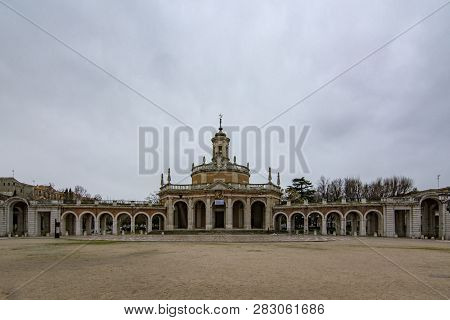 Madrid, Spain, February 2017: Royal Palace Of Aranjuez, A Residence Of The King Of Spain, Aranjuez, 