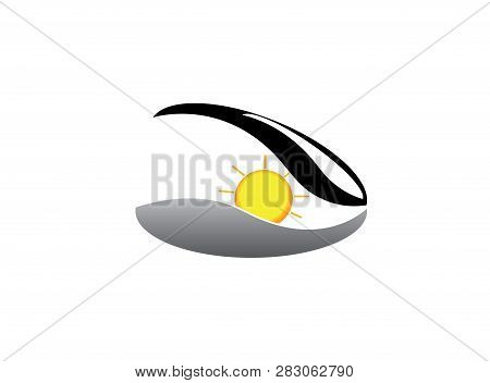 Bright Pearl Inside The Shell For Logo Design
