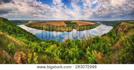Spring Morning Dawn In The National Park 